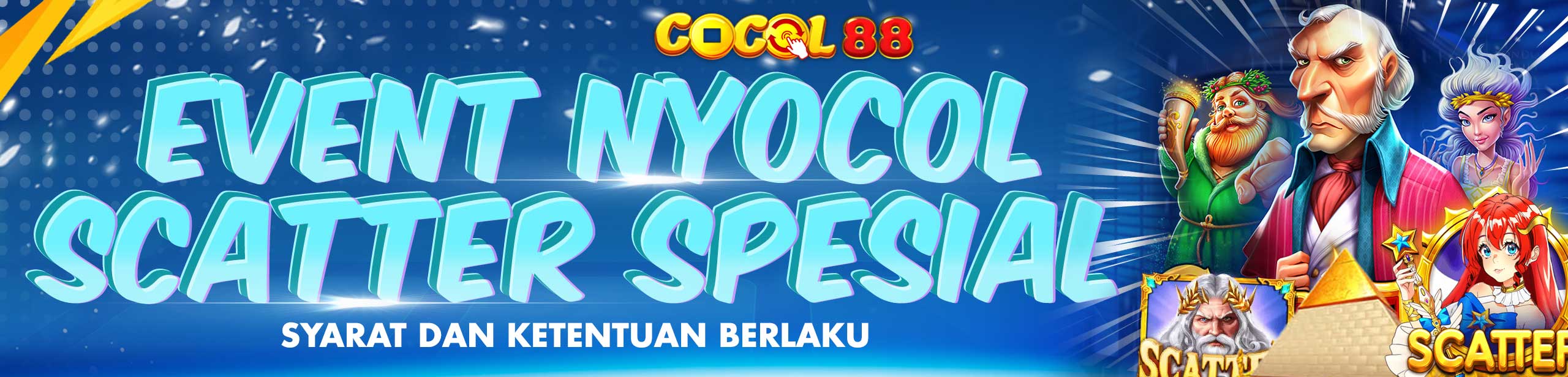 EVENT SCATTER DOUBLE KLAIM COCOL88